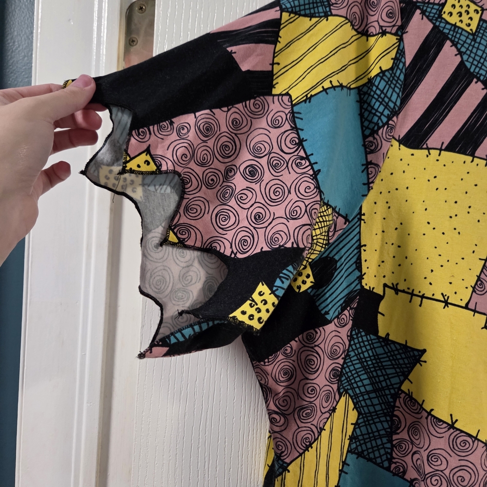 READ DESCRIPTION- Hot Topic Patchwork Sallt Dress + Torrid Sally Shorts - Picture 9 of 14